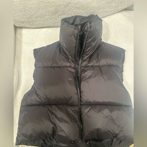 Black Puffer Vest